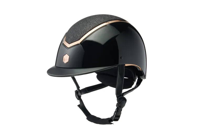 Charles Owen EQx Kylo With Mips Riding Helmet Black Gloss/Rose Gold-2